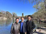 Prof. Hongdian Lu, Prof. Wei Yang and Prof. Chunxiang Wei came to visit us